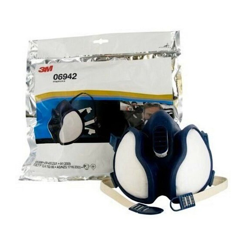 Maschera 3M 06942 FFA2P3 Respiratore riutilizzabile per polveri vapori e vernici Home3M