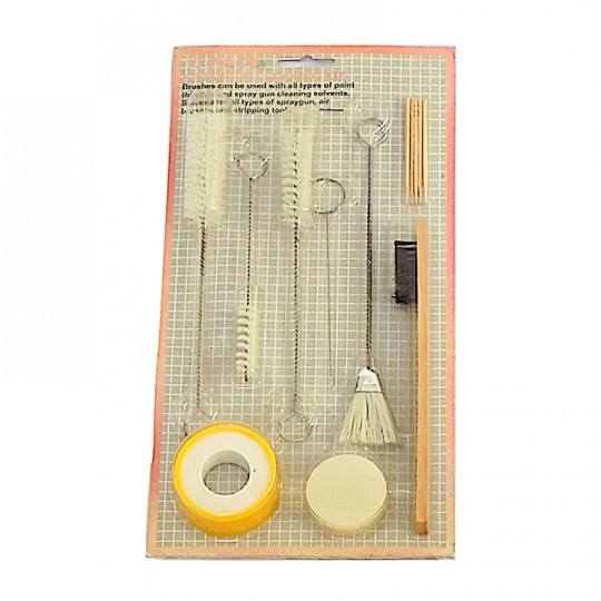 Kit spazzolini completo indispensabile per la pulizia di aerografi HomeLADY'S LINE®