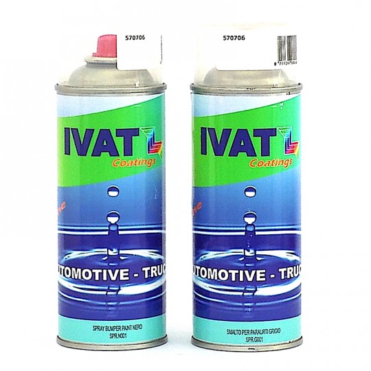 Smalto texturizzante spray grigio o nero 400 ml IVAT