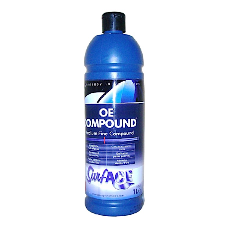 Crema abrasiva bianca Surface medio fine OE Compound ELIMINA GRAFFI E LUCIDA1 lt HomeSURFACE Crema abrasiva bianca Surface medio fine OE Compound ELIMINA GRAFFI E LUCIDA1 lt HomeSURFACE