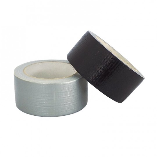 Nastro in tessuto americano resistente 50mm x 50mt nero o grigio 1 pz HomeLADY'S LINE®