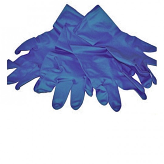 Guanto blu in doppio lattice super-resistente lavabile riutilizzabile a lungo HomeLADY'S LINE®