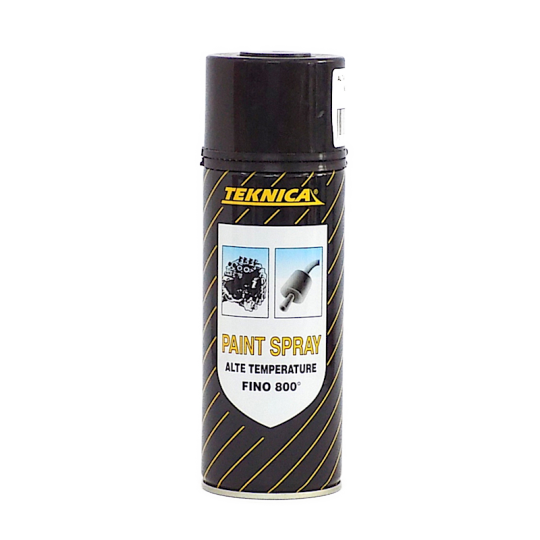 Smalto alte temperature spray 400ml NERO resistente agli 800° Home