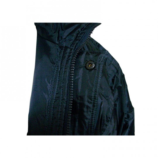 Giaccone Parka blu in nylon PVC Taglia L Home