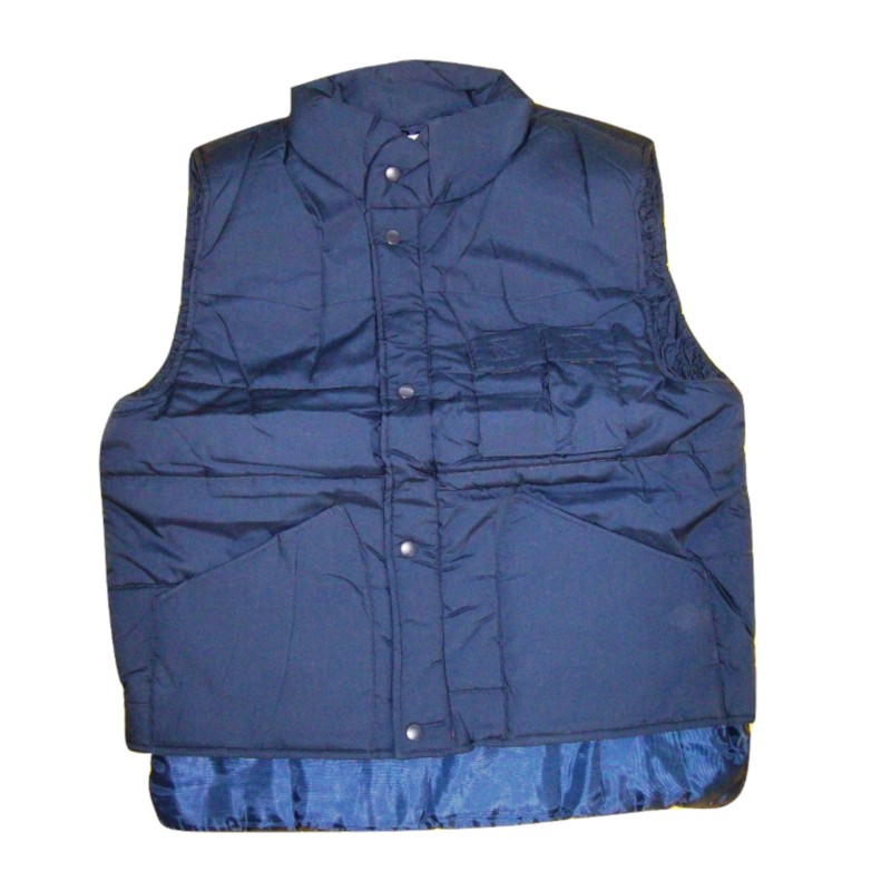 Gilet blu antifreddo in cotone poliestere e nylon WORKER Home