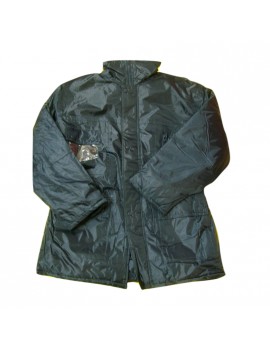 Giaccone Parka verde in nylon PVC Impermeabile Home